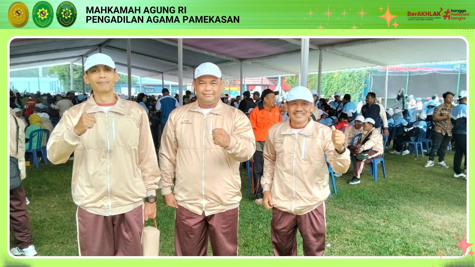 Pimpinan Pengadilan Agama Pamekasan Hadiri Pembukaan Kejurnas Tenis Beregu Piala Ketua MA RI di Malang